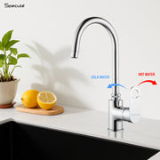 Ornamix Single Lever Deck-mount Kitchen Sink Mixer Tap with Swivel Spout (18 Inches) - by Specule